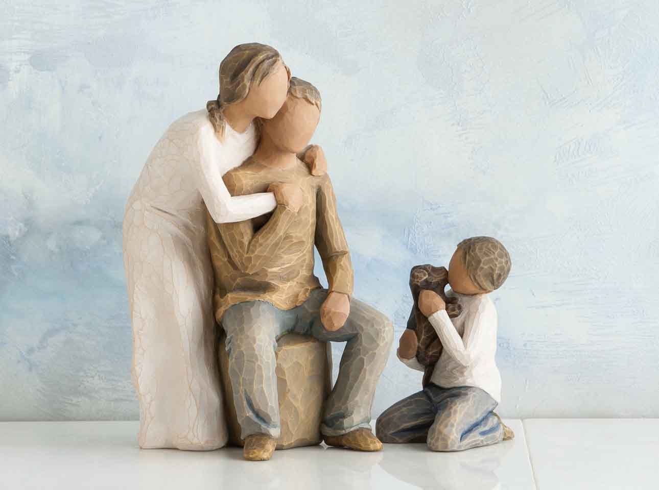 Willow Tree Parent Figurines Carved Figure by Susan Lordi