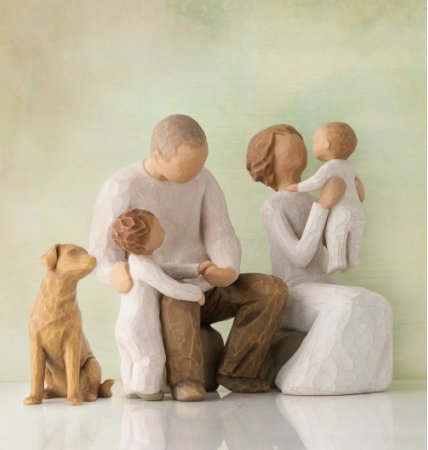 Grandfather and grandmother with grandchildren and the family dog - Grandparents Day is Sept 13